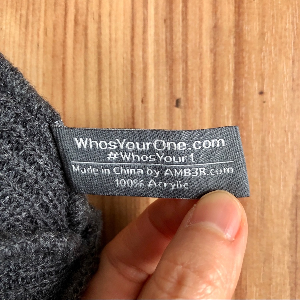 Beanie ‘Who’s Your ONE?’ Men’s Unisex - Picture 5 of 12